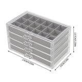 Livingandhome jewellery storage box 4 drawers (British brand)