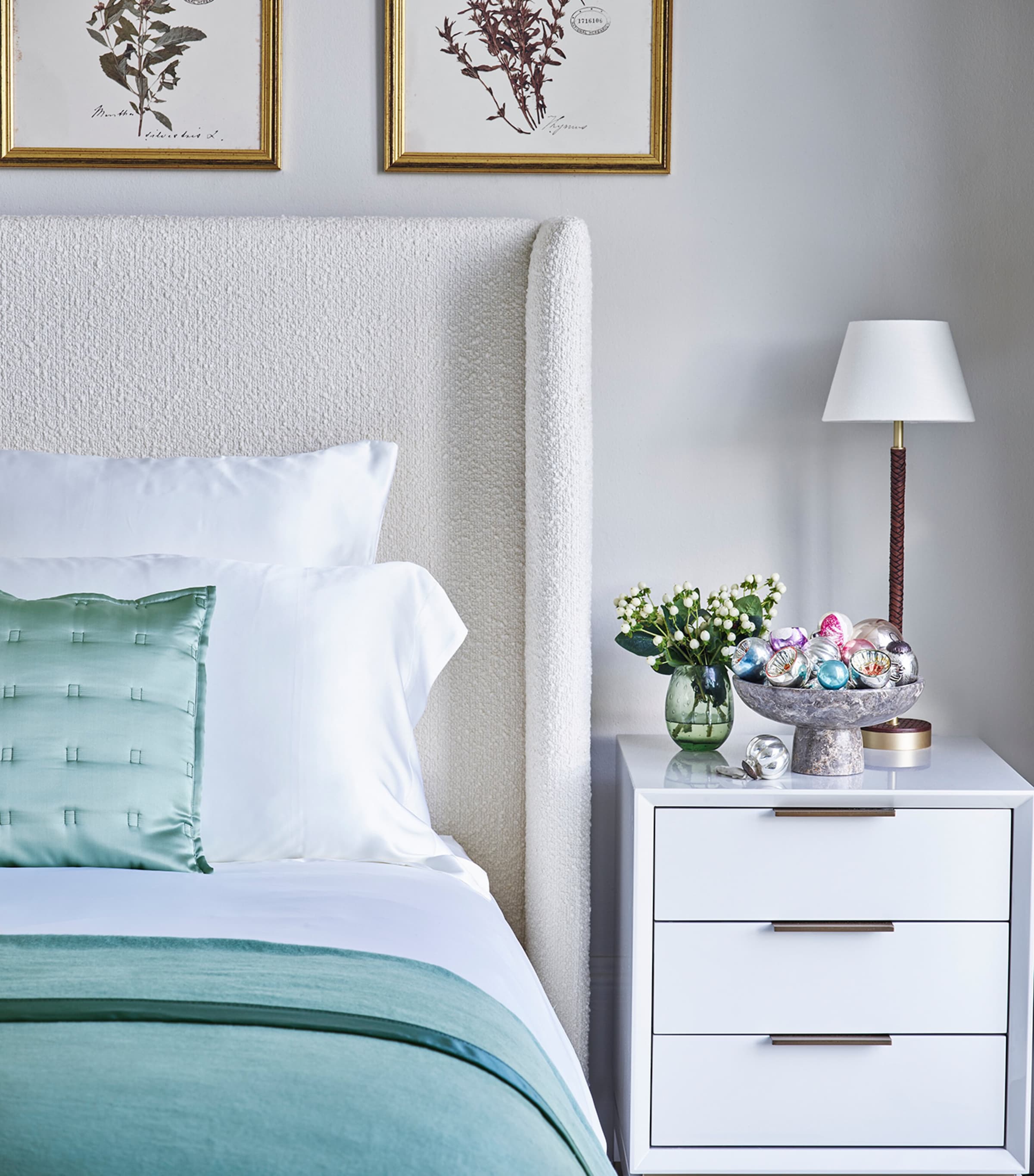 Gingerlily silk double fitted sheet 140cm x 200cm, UK version