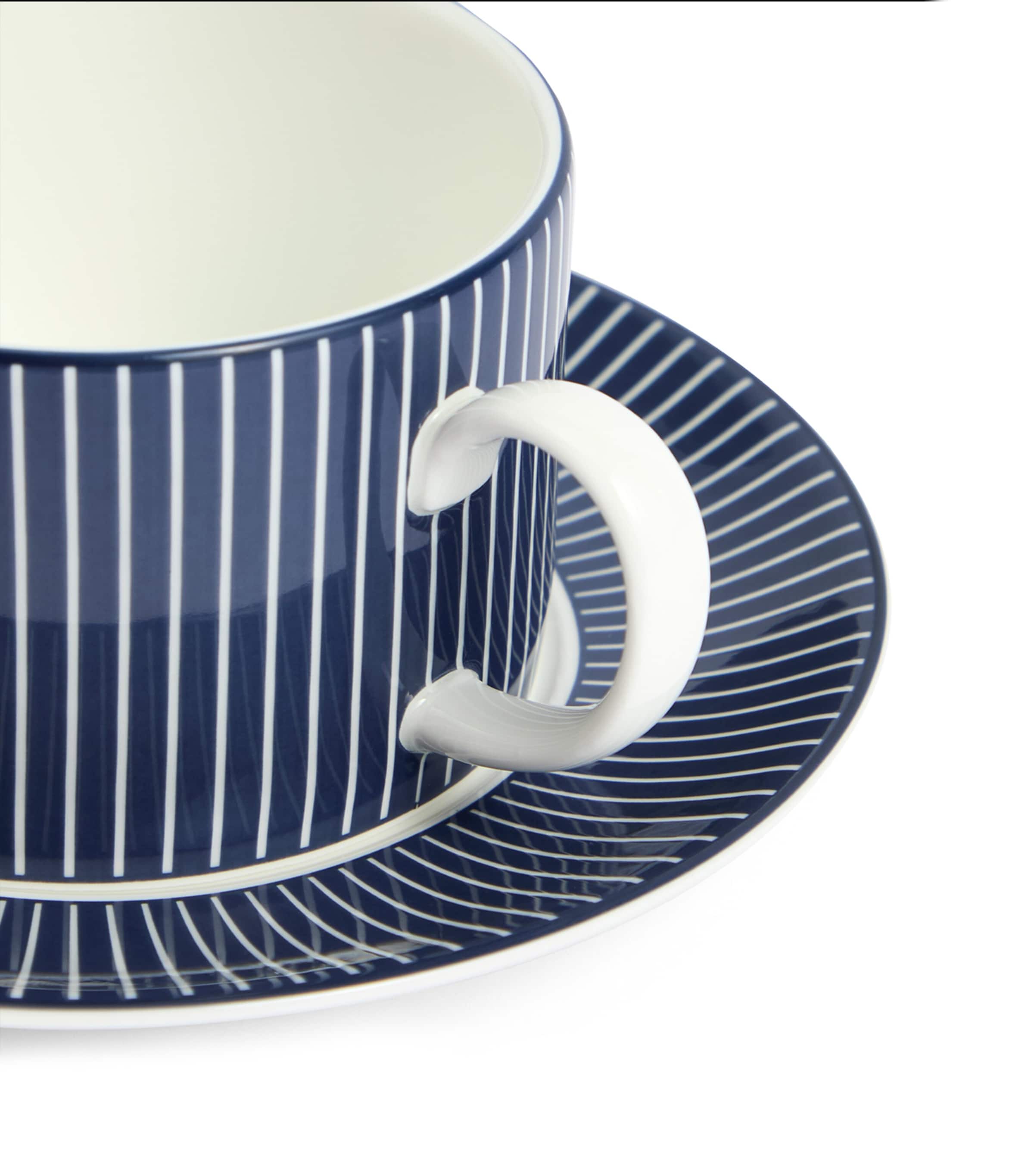 Wedgwood Pinstripe teacup and saucer (British brand)