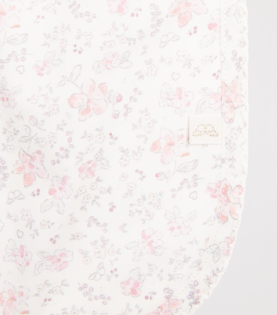 Marie-Chantal Pima cotton floral bibs set of 2 (British brand)
