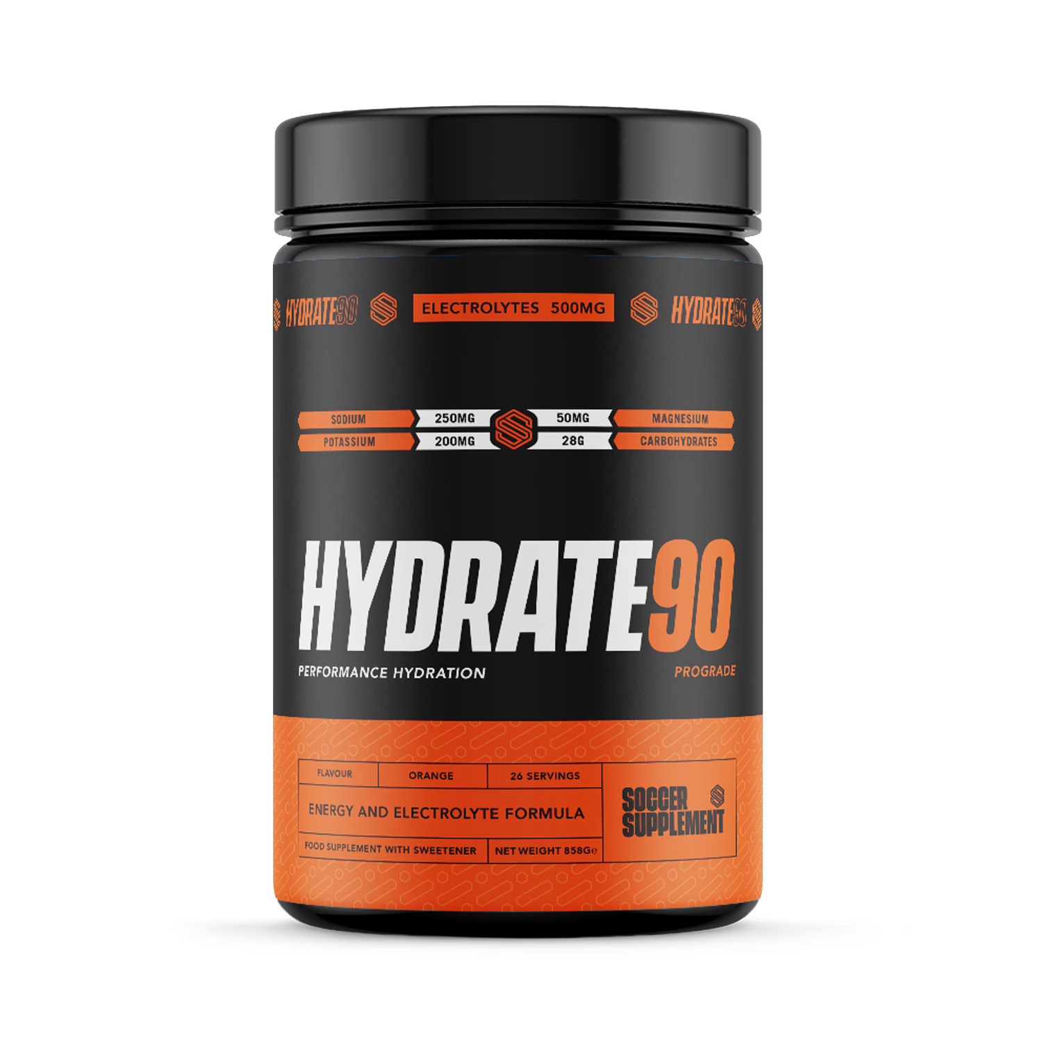 Soccer Supplement hydration powder orange 26 servings, imported from the UK