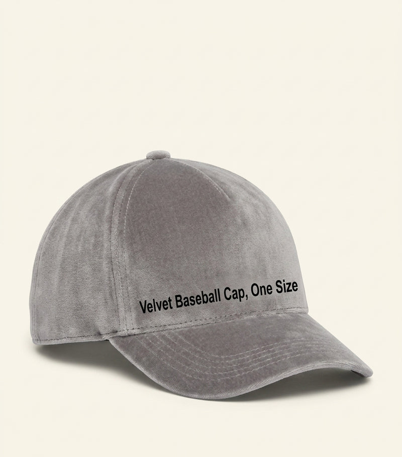 Prada velvet baseball cap (British brand)