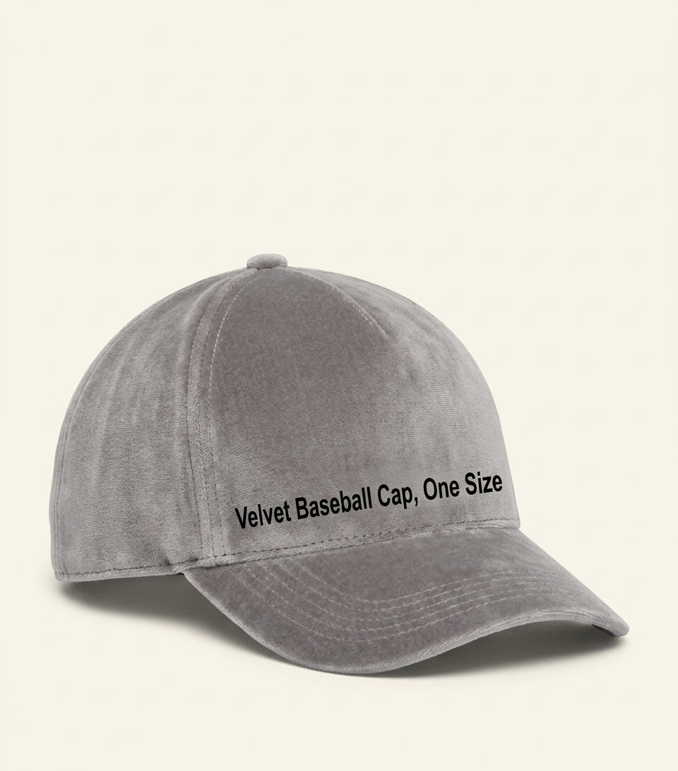 Prada velvet baseball cap (British brand)