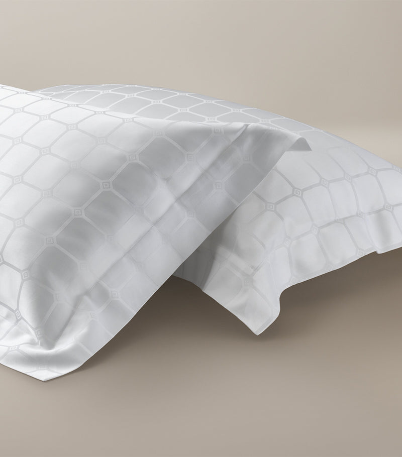 SAVOIR Trellis King Jacquard duvet cover set 230cm x 220cm (British brand)