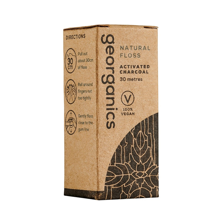 Georganics Natural Floss - Charcoal Natural Beauty Shop All Holland&Barrett   