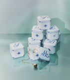 Royal Copenhagen Alphabet bonbonniere small porcelain box, UK version