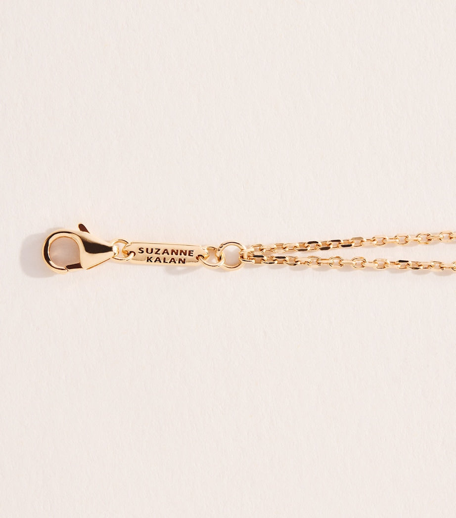 Suzanne Kalan evil eye rose gold bracelet, imported from the UK