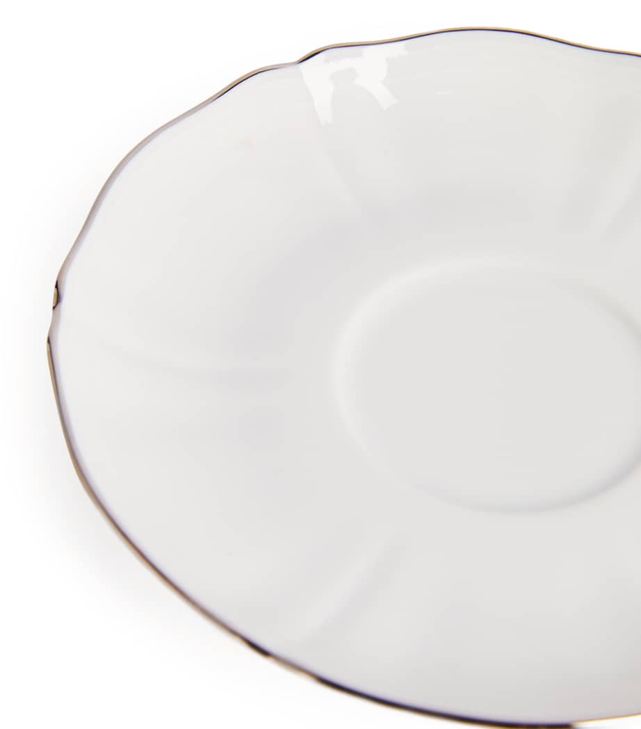 GINORI 1735 Corona Platino tea saucer 15cm, UK version