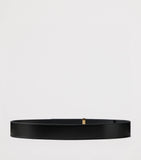 Givenchy calfskin logo-plaque belt, UK version