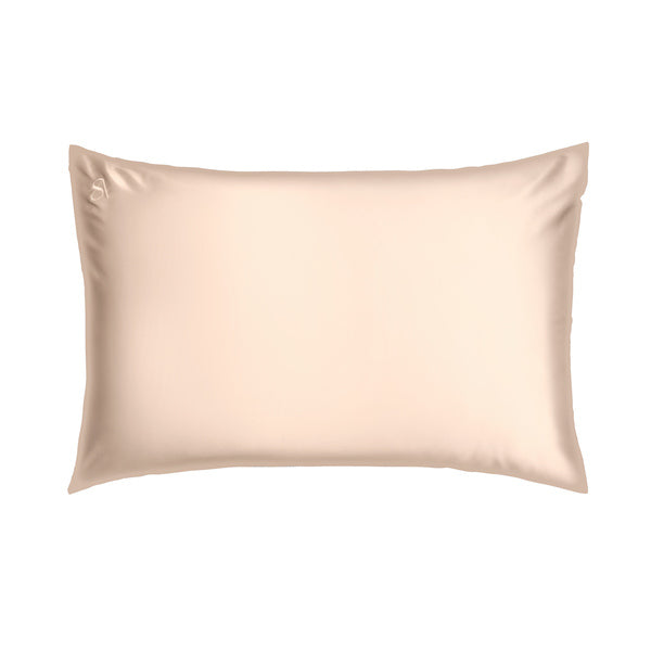 Silk Addict Mulberry Silk Pillowcase Caramel 75x50cm - British product