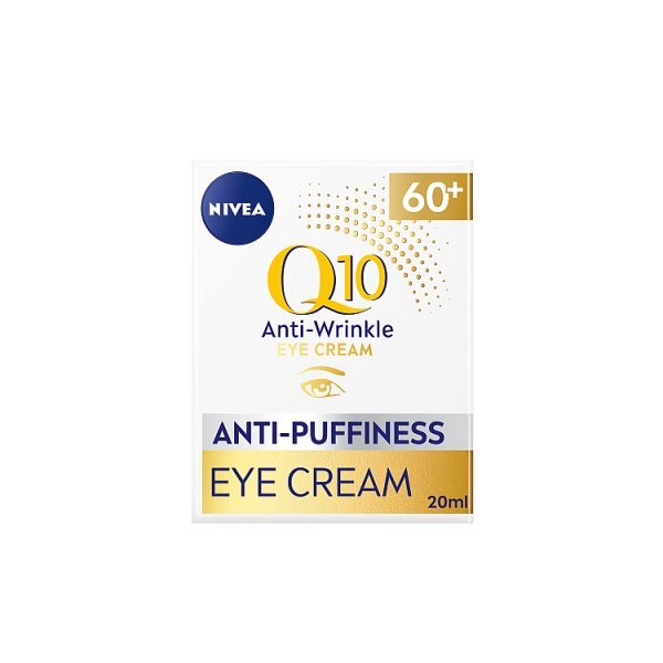 NIVEA Q10 60+ Anti-Wrinkle & Anti-Puffiness Eye Cream 20ml GOODS Boots   