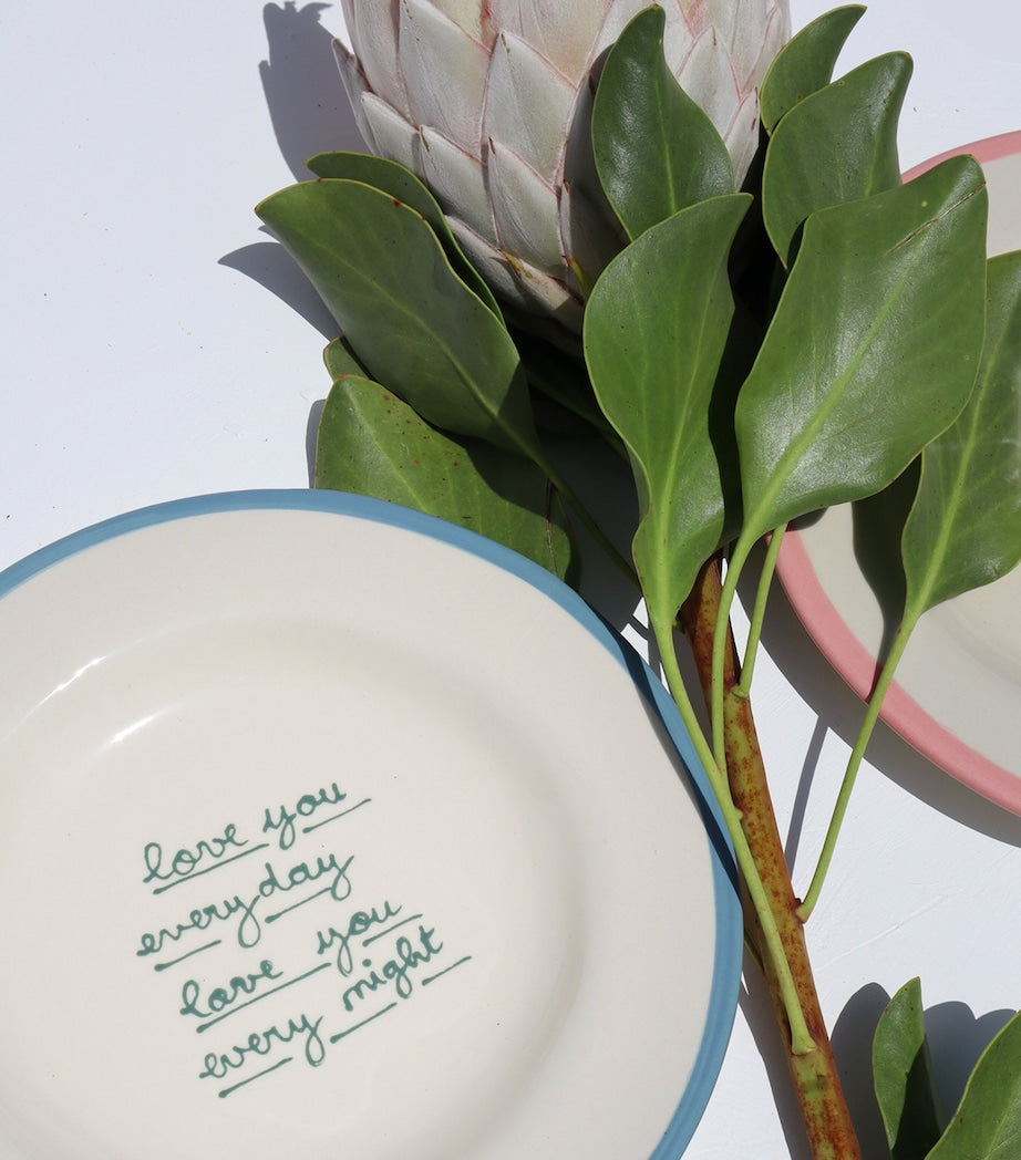 LAETITIA ROUGET Love You Every Day Plate 22cm, UK version
