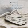 Hydréa London carbonized bamboo exfoliating shower gloves (British brand)