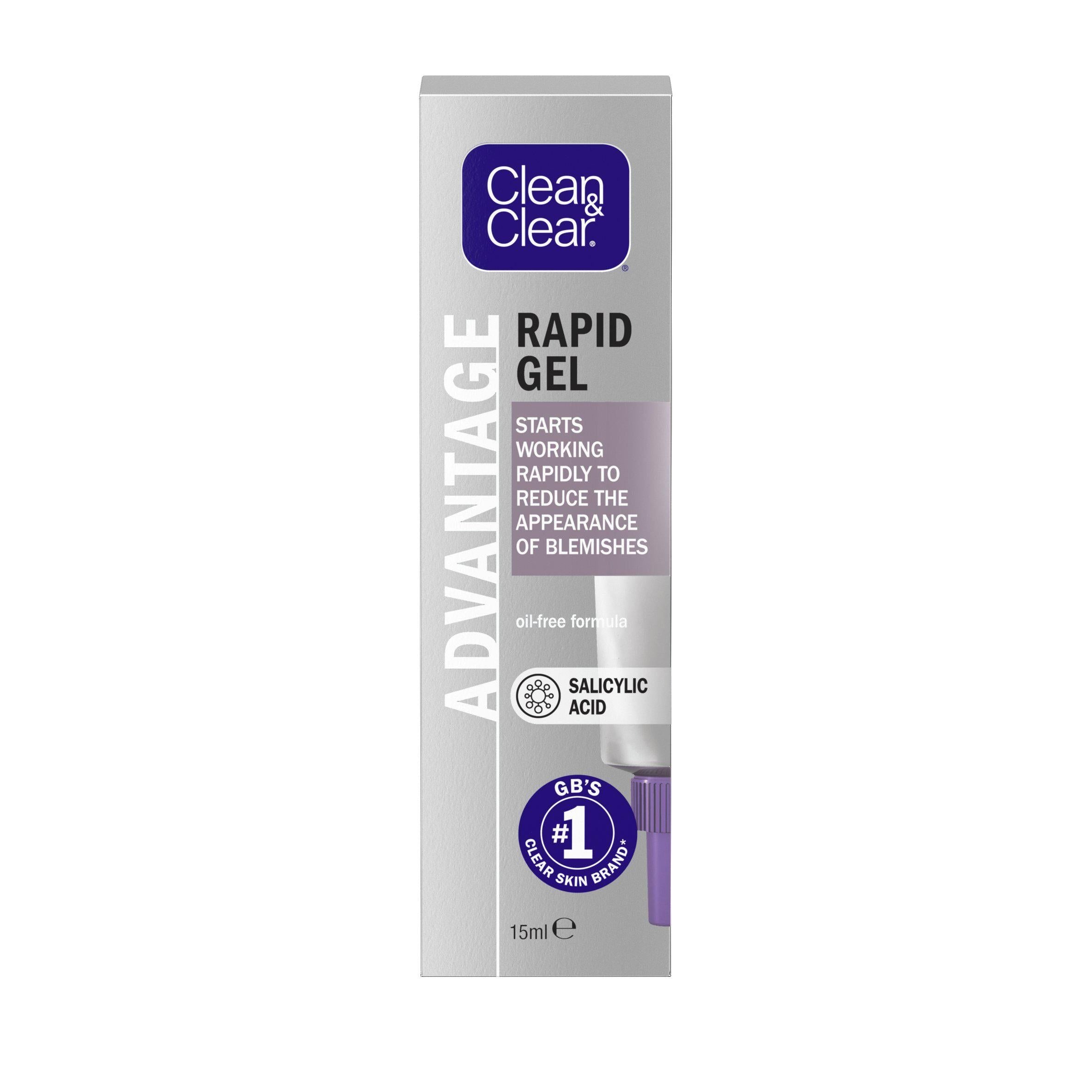 Clean & Clear Quick Clear Spot Treatment Gel, Advantage 15ml Acne & problem skin Sainsburys   