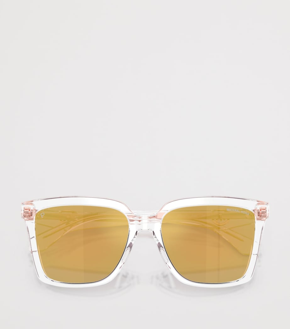 Michael Kors Menaggio quadratische Sonnenbrille Acetatrahmen, importiert aus Großbritannien