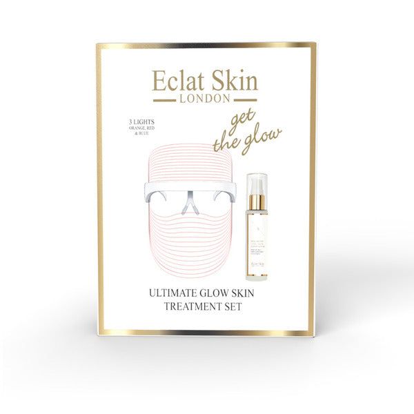 Eclat Skin Ulitmate Glow Set  ( 3 LED Mask + HA Serum ) GOODS Superdrug   