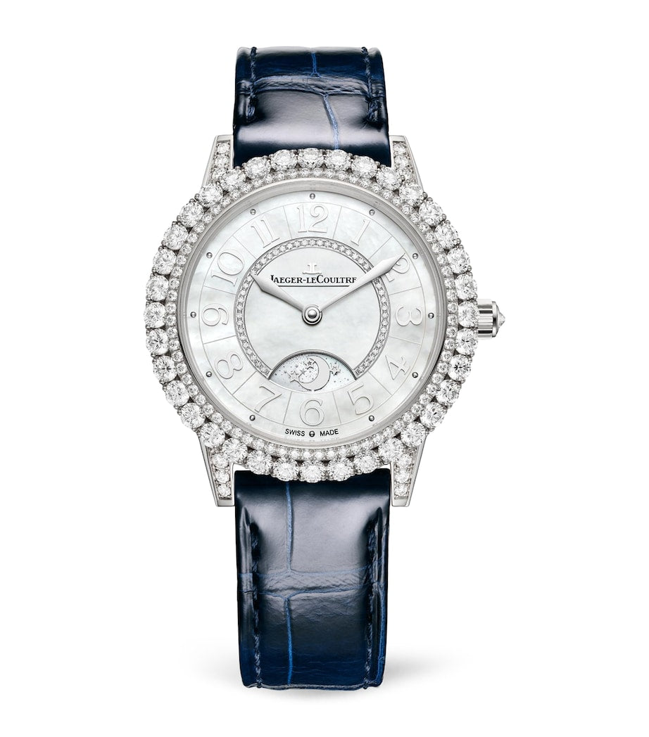 Jaeger-LeCoultre Rendez-Vous white gold diamond watch 36mm, imported from the UK