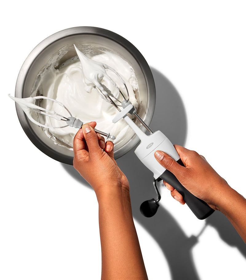 Oxo Good Grips egg beater, imported from the UK