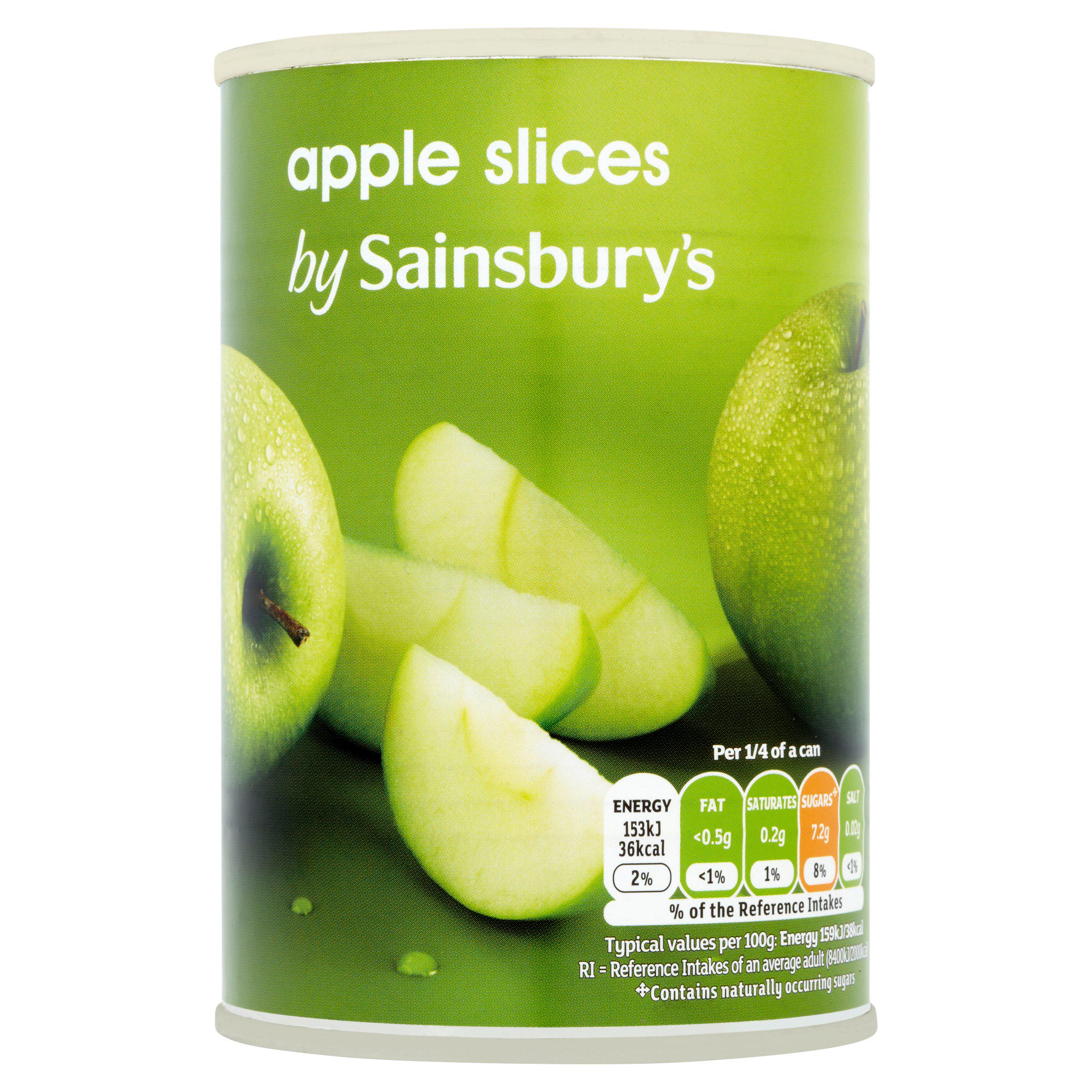 Sainsbury's Apple Slices 385g Fruit Sainsburys   