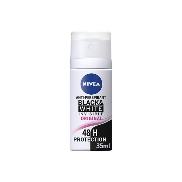 NIVEA Anti-Perspirant Deodorant Spray Black & White 35ml GOODS Superdrug   