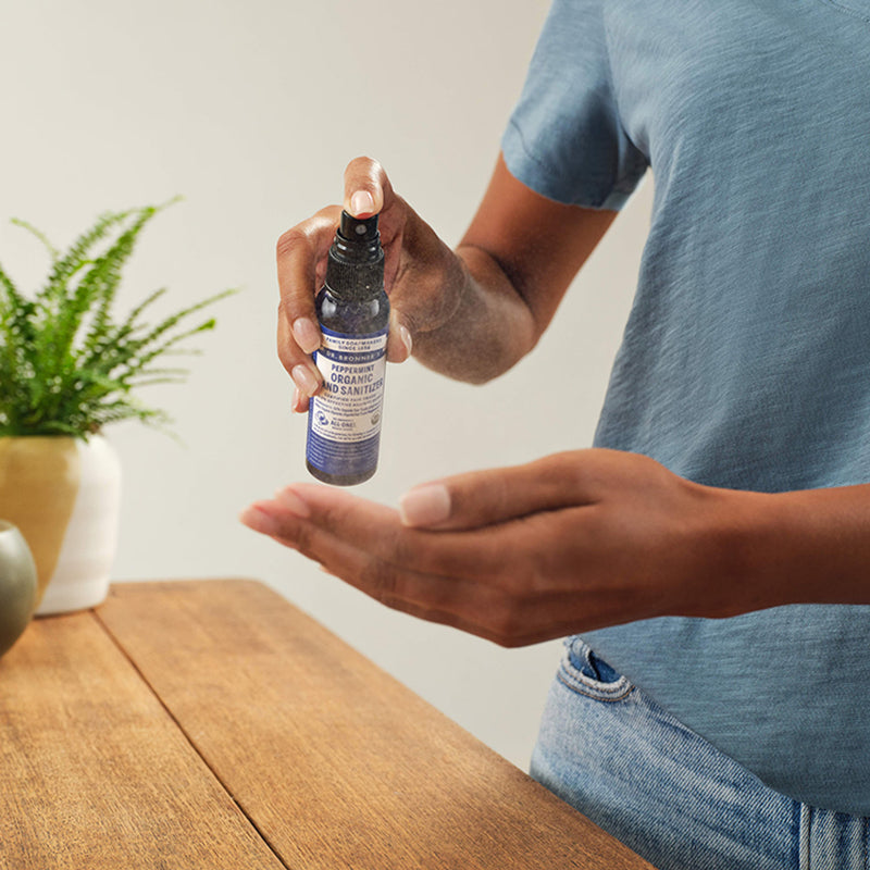 Dr Bronner Organic Peppermint Hand Hygiene Spray 60ml