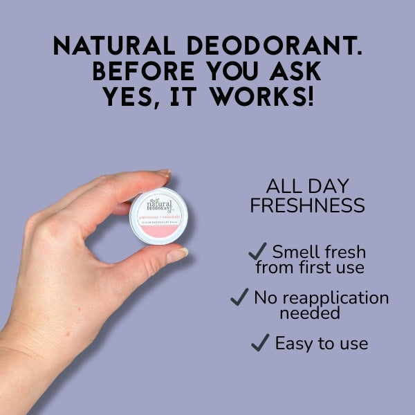 Natural Deo Co deodorant cream lavender 10g mini (British brand)