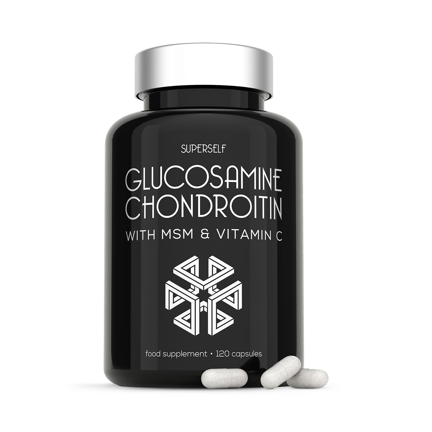 SuperSelf glucosamine complex with chondroitin 120 capsules, UK version