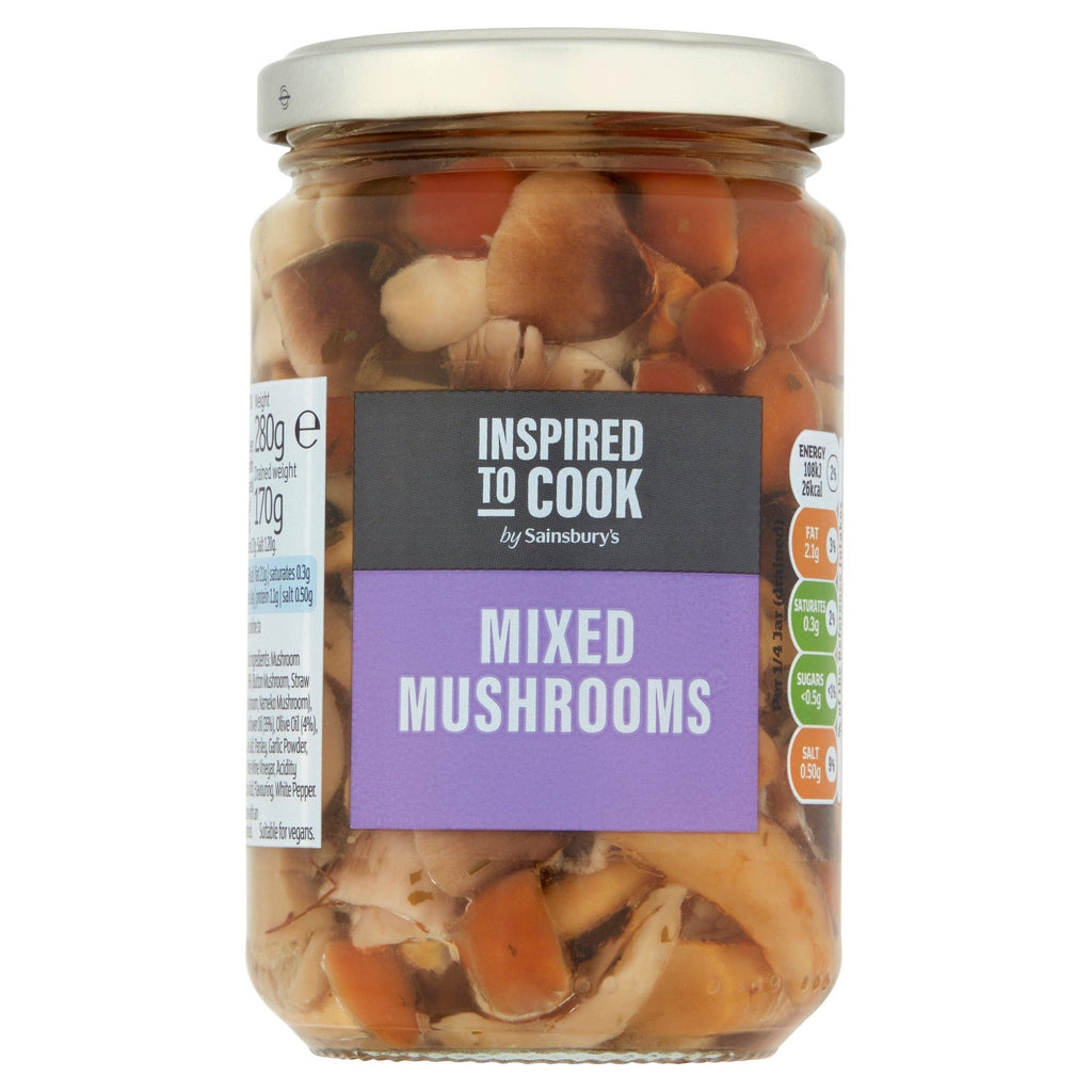 Sainsbury's Mixed Mushrooms, Inspired to Cook 280g (170g*)