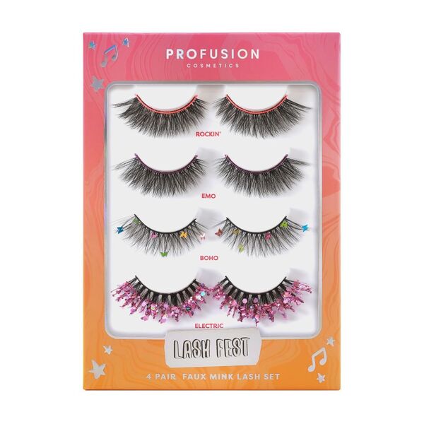 Profusion Cosmetics Lash Fest lash set, UK version