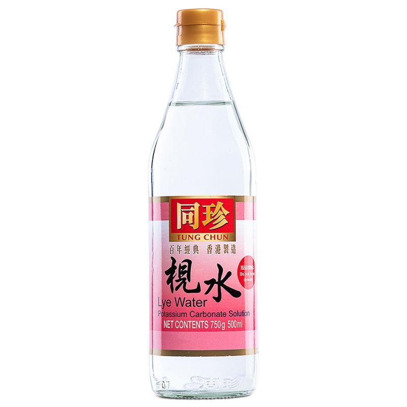 Tung Chun lye water potassium carbonate solution, imported from the UK