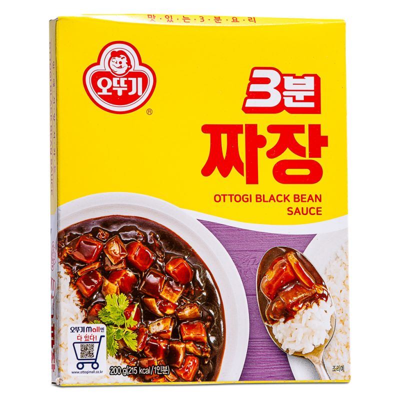 Ottogi 3 Minute jjajang sauce, Korean black bean sauce, UK version