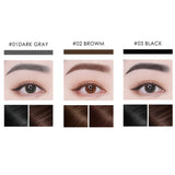 Livingandhome 3-piece eyebrow pencil set with three shades, UK version