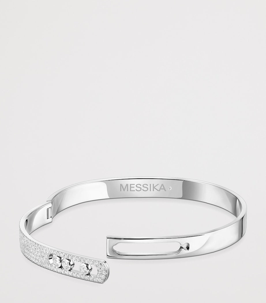 Messika Move Noa white gold diamond bangle 1.18ct (British brand)