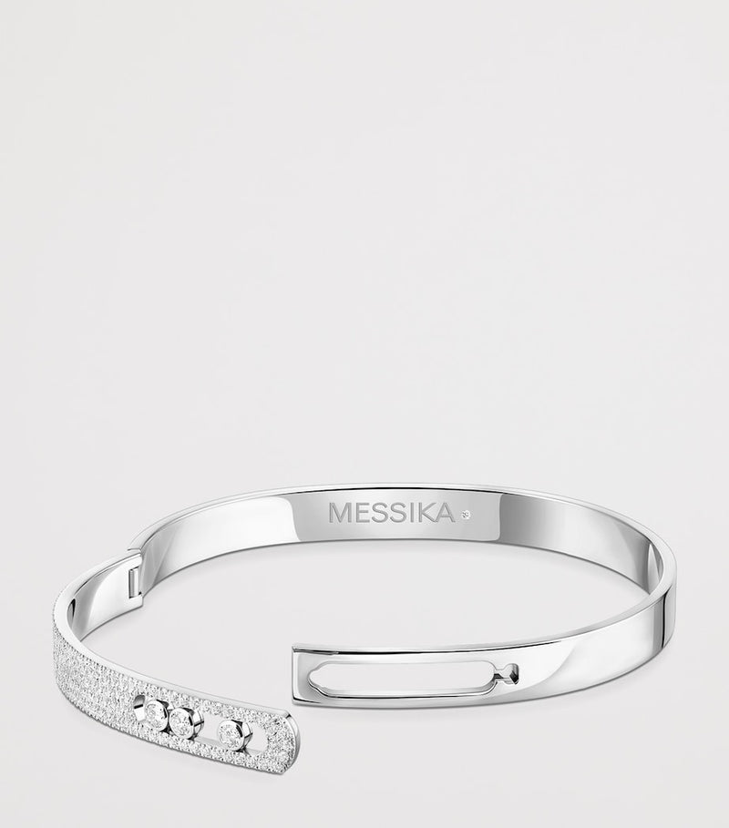 Messika Move Noa white gold diamond bangle 1.18ct (British brand)