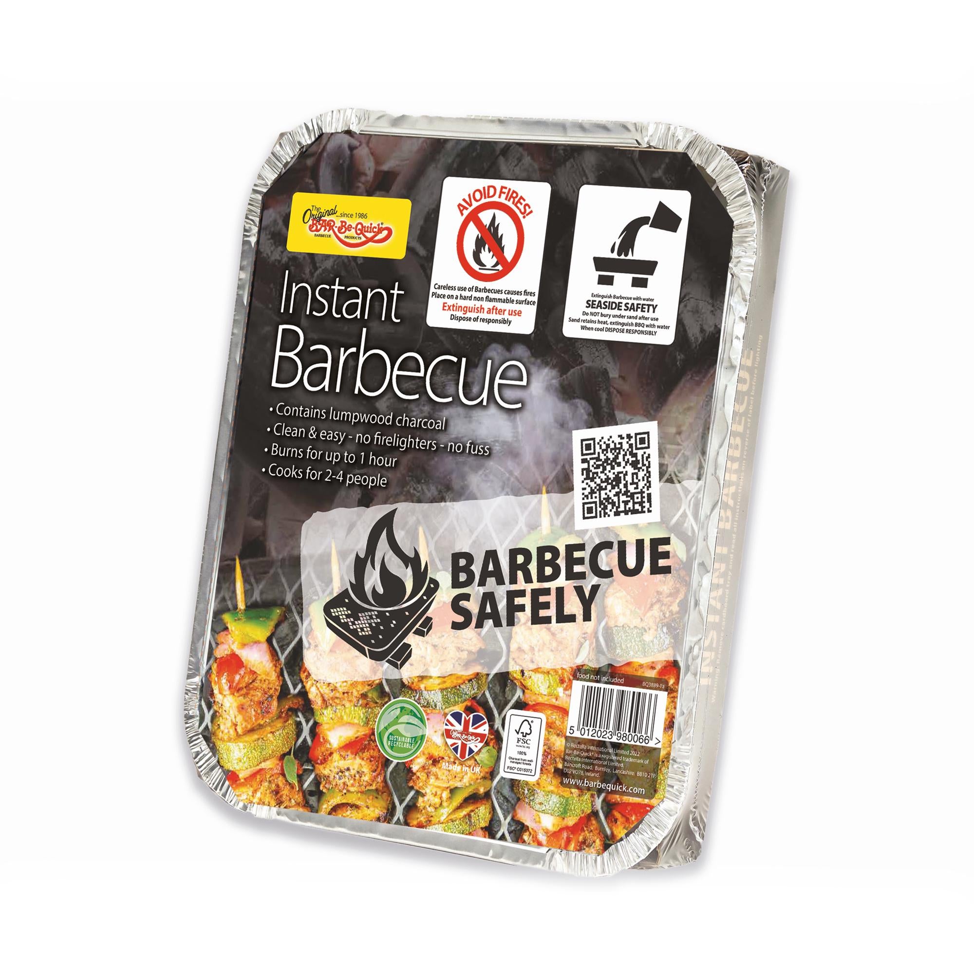 Bar-Be-Quick Single Instant BBQ GOODS Sainsburys   