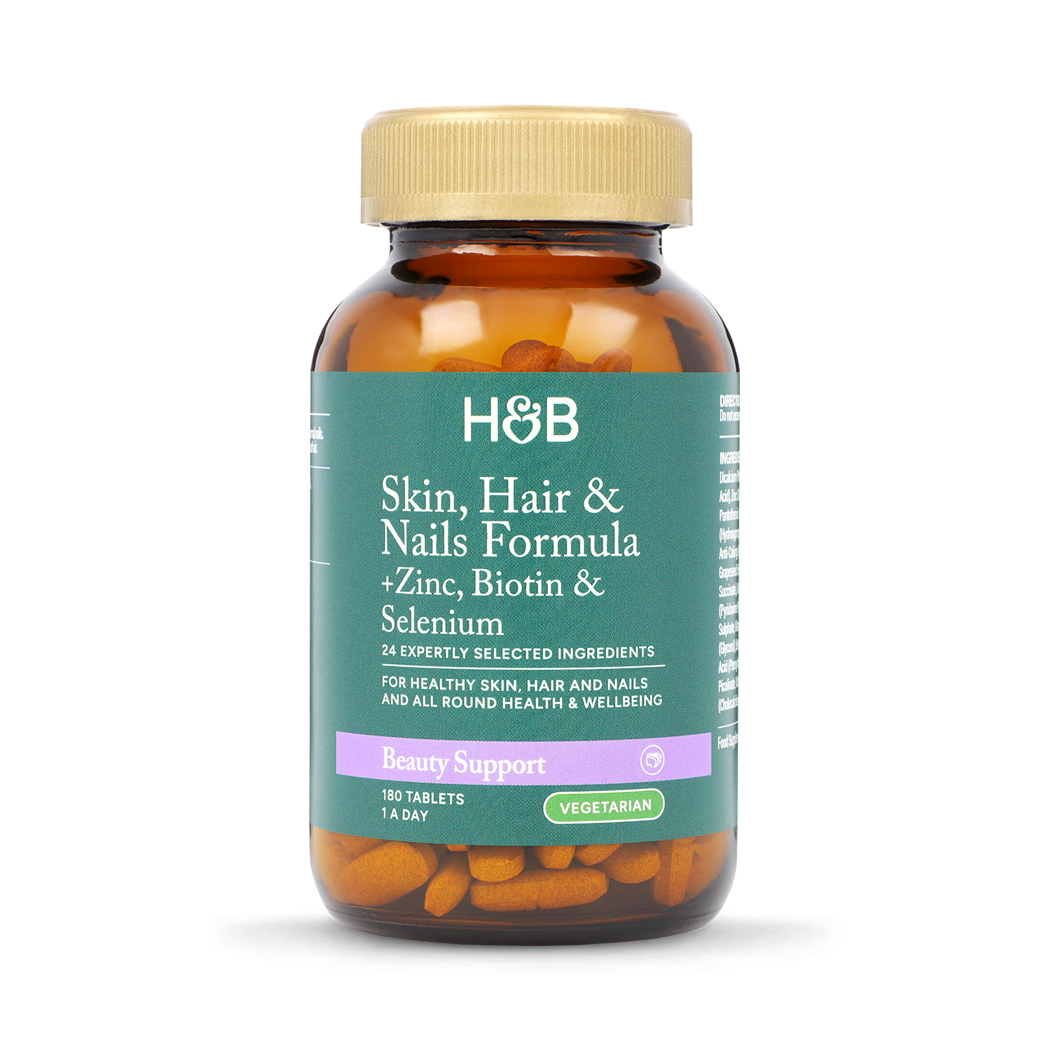 Holland & Barrett Skin Hair Nails Formula 180 Tablets, UK version