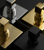 Decor Walther Brass Club Tissue Box in brass finish, UK version