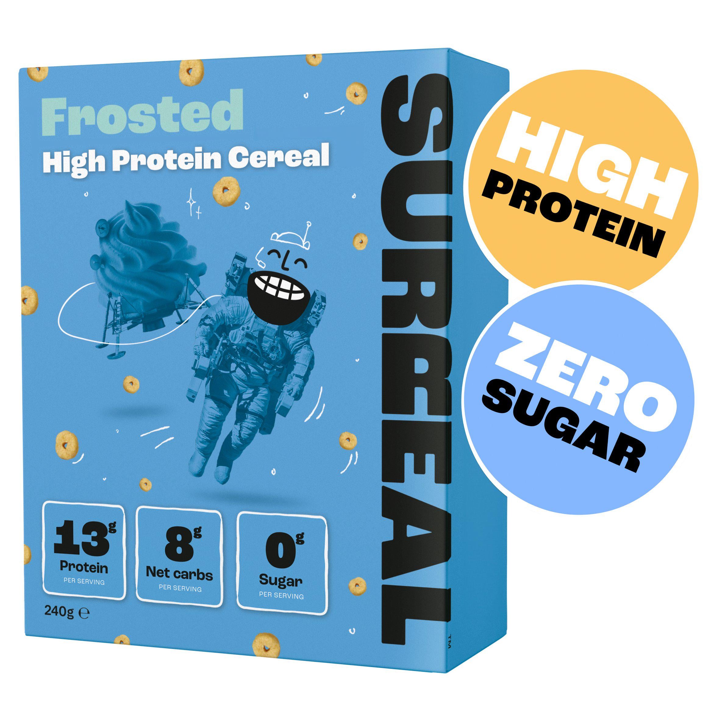 Surreal Frosted High Protein Zero Sugar Gluten Free Cereal 240g GOODS Sainsburys   