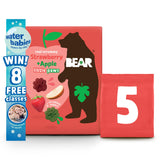 BEAR Strawberry Apple Paws 5x20g big packs Sainsburys   