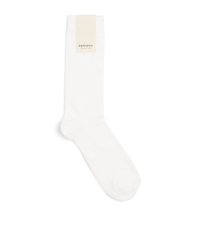 Sunspel mittelschwere Socken aus ägyptischer Baumwollmischung - Britisches Produkt