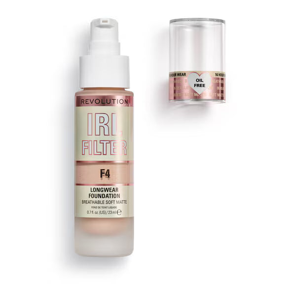 Revolution IRL Filter Foundation F4, imported from the UK