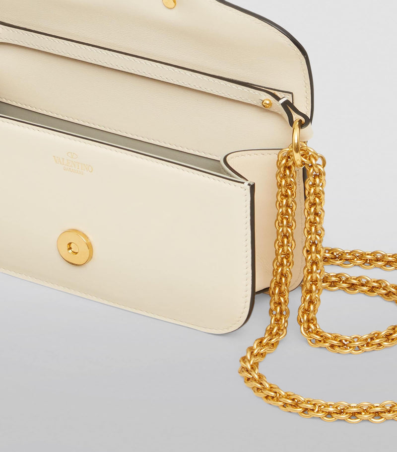 Valentino Garavani Locò small leather shoulder bag, imported from the UK