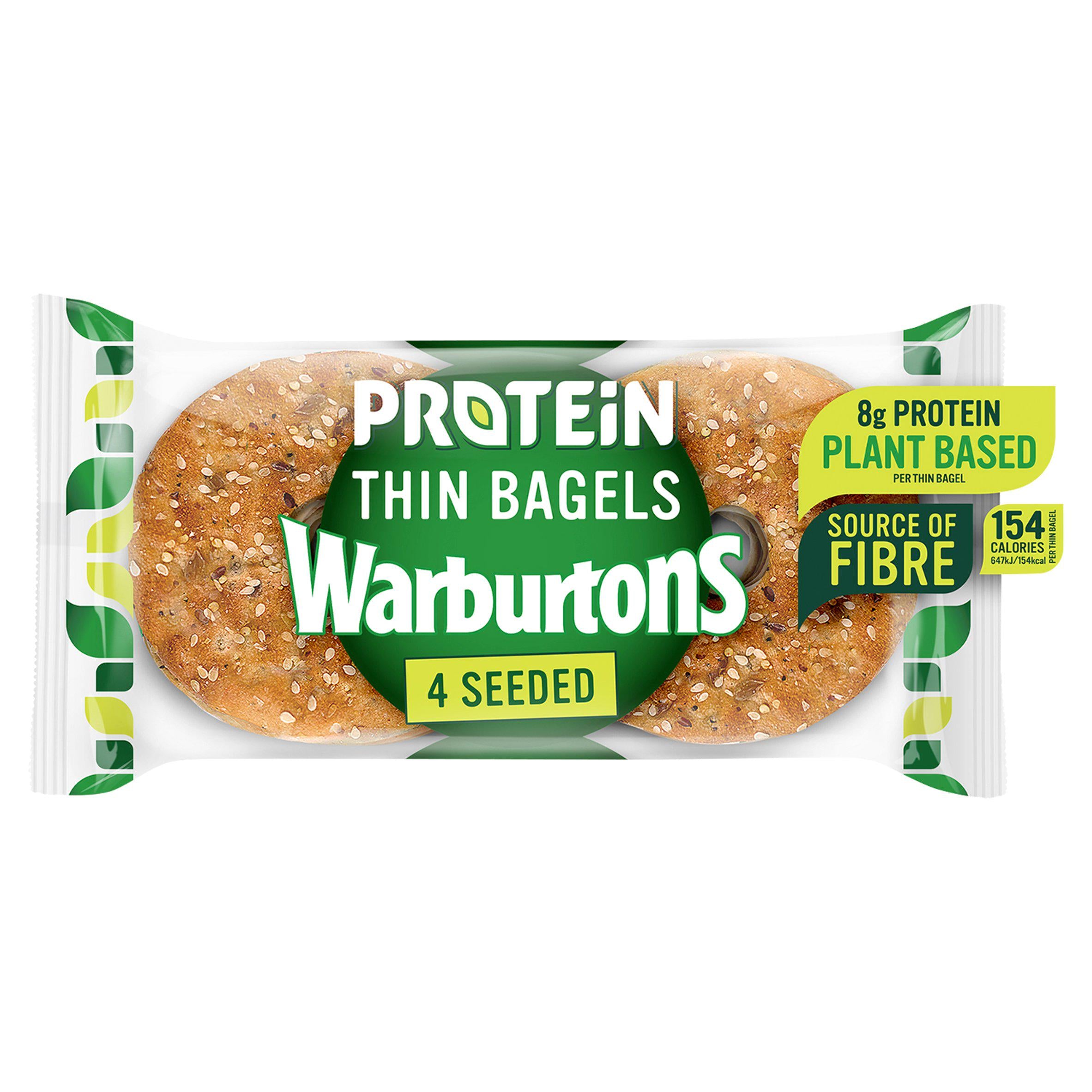 Warburtons Protein Thin Bagels x4 GOODS Sainsburys   