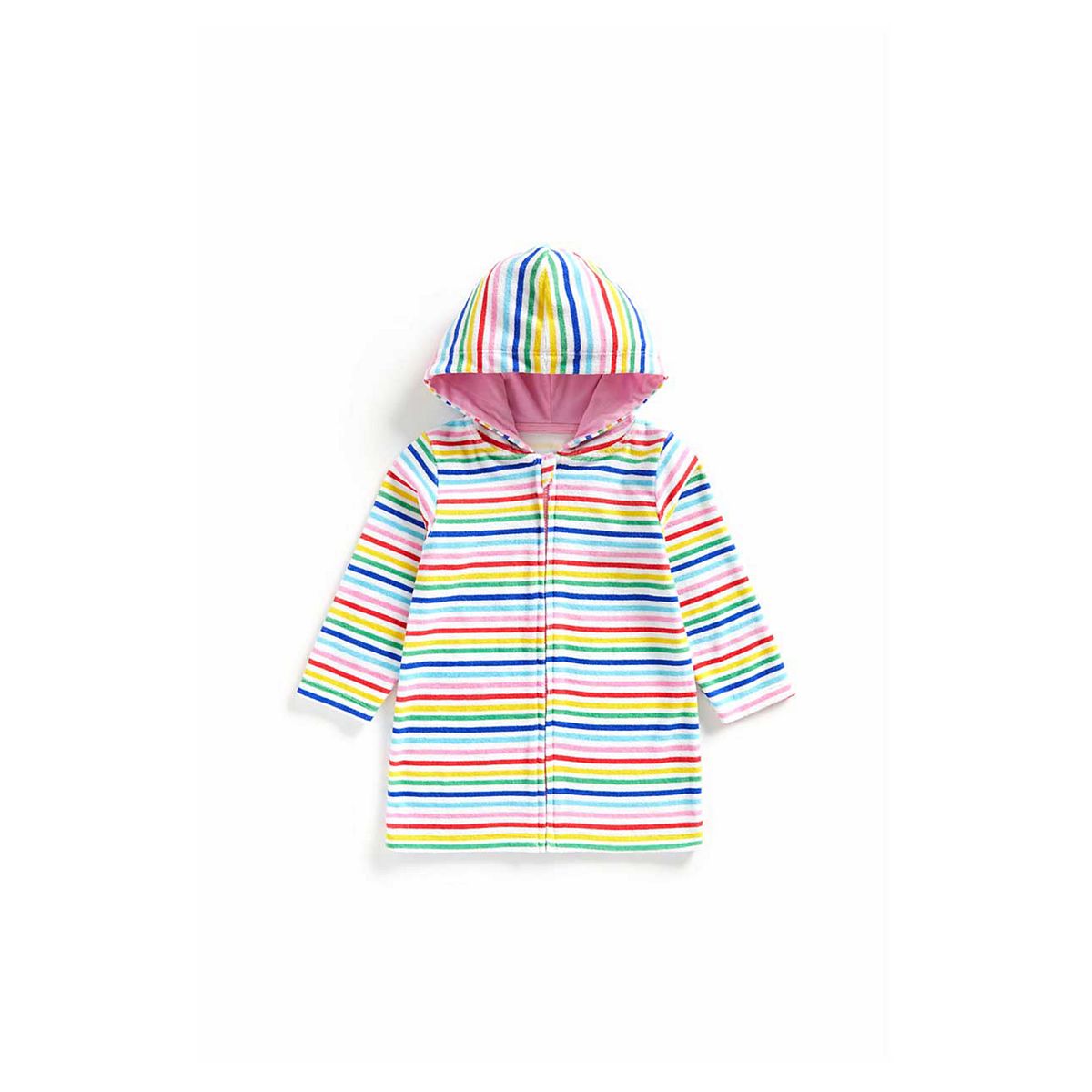 Striped Towelling Zip-Up Hoody GOODS Boots   