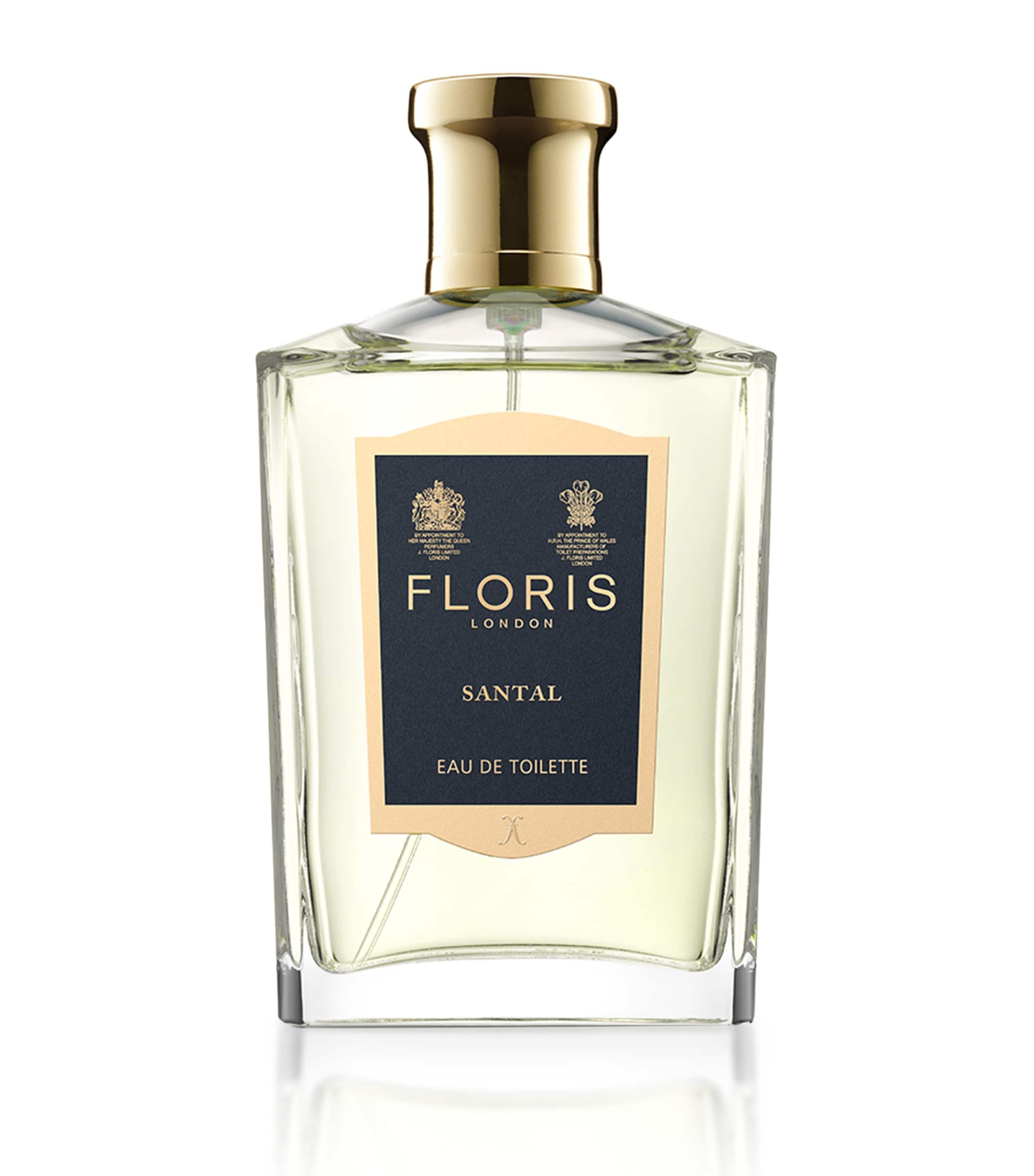 Floris Santal eau de toilette 100ml bottle, imported from the UK