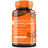 Nutravita Organic Ashwagandha KSM 66 500mg - 60 Vegan Caps GOODS Superdrug   