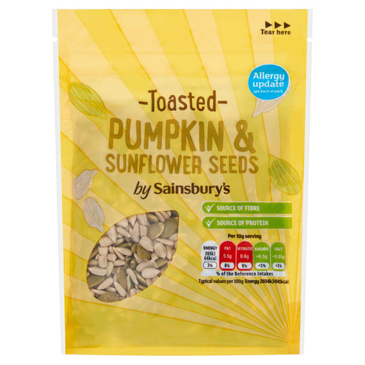 Sainsbury's Toasted Pumpkin & Sunflower Seeds 100g FOOD CUPBOARD Sainsburys   