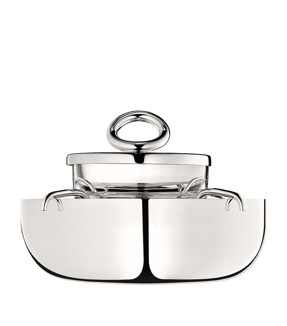 Christofle Small Vertigo two-piece caviar serving set - British product