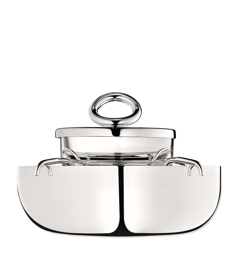 Christofle Small Vertigo two-piece caviar serving set - British product