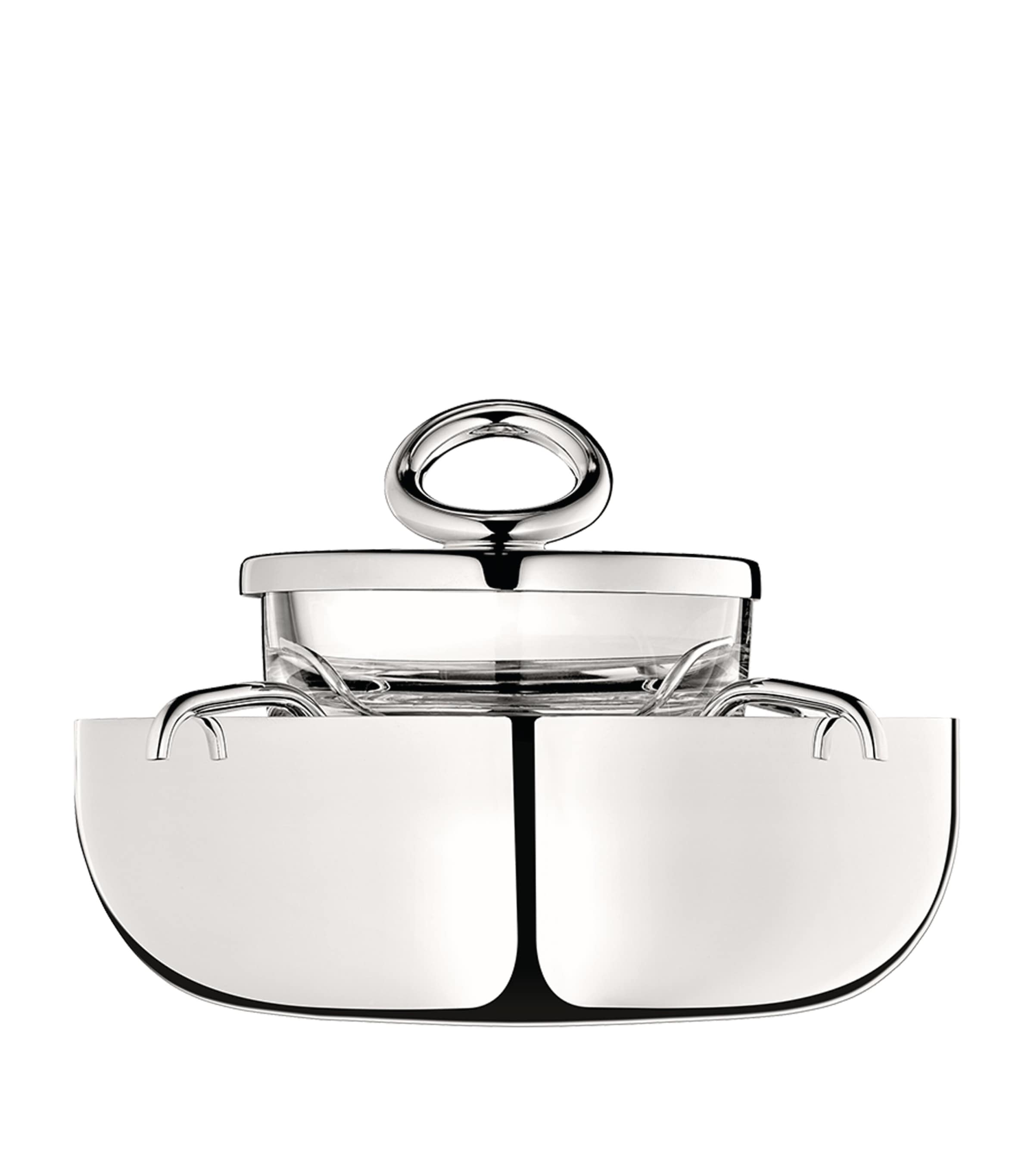 Christofle Small Vertigo two-piece caviar serving set - British product